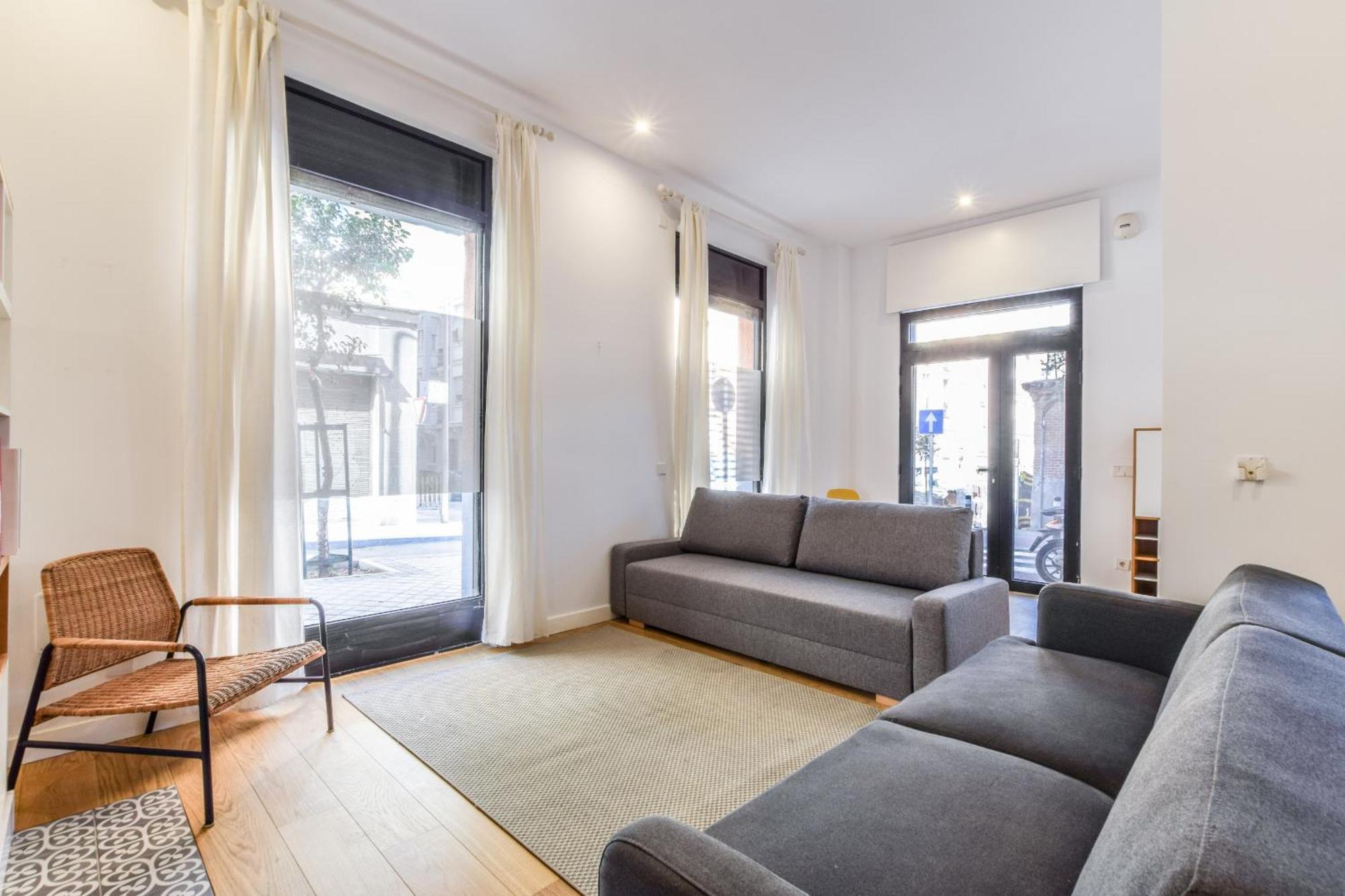 Loft Exclusivo Reformado De Diseno Alquiler Temporal Appartement Madrid Buitenkant foto