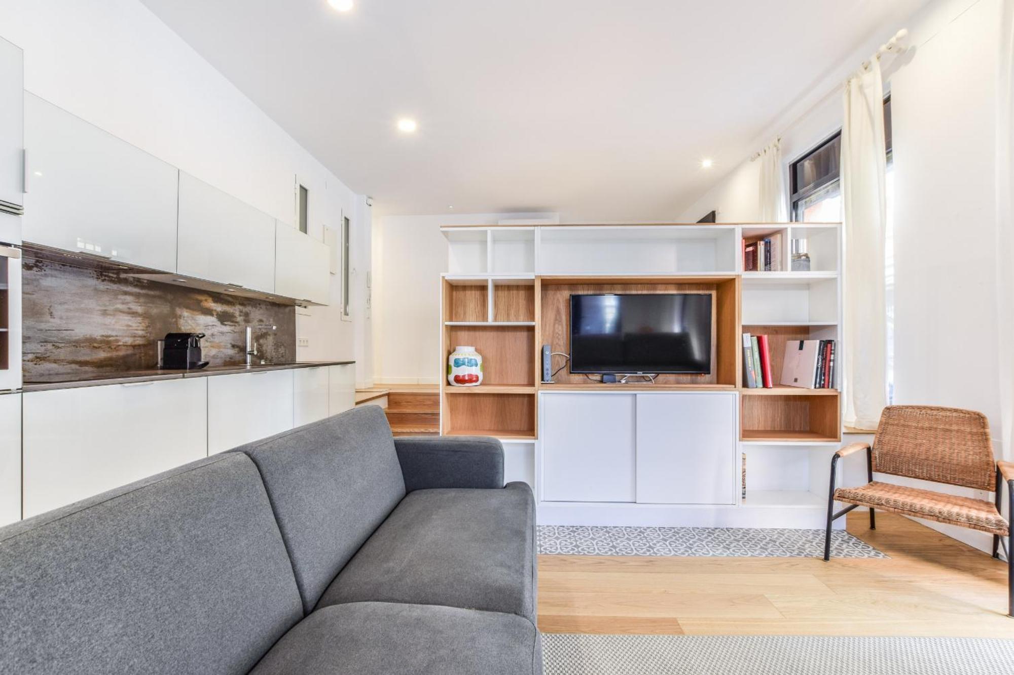 Loft Exclusivo Reformado De Diseno Alquiler Temporal Appartement Madrid Buitenkant foto